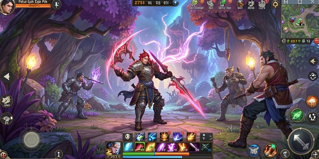 Screenshot gameplay MMORPG 2757 yang menampilkan petualangan seru.