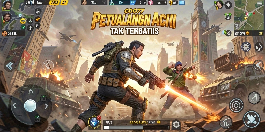 Gameplay menarik COO77 dengan aksi seru dan tantangan.