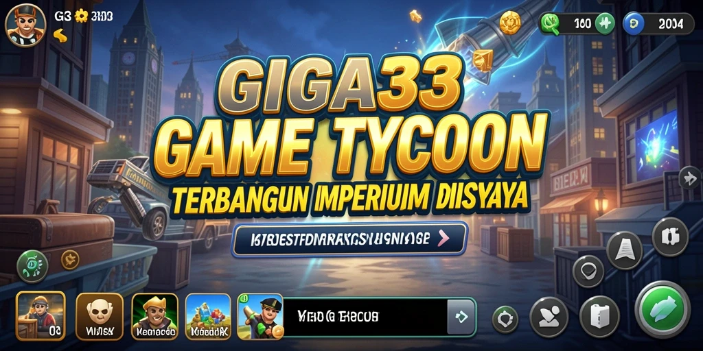 Screenshot gameplay GIGA33 dengan strategi Tycoon yang menarik.