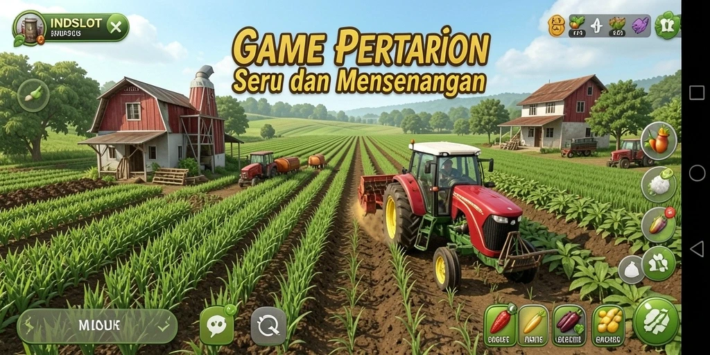 Tampilan gameplay seru dan interaktif dari INDSLOT.