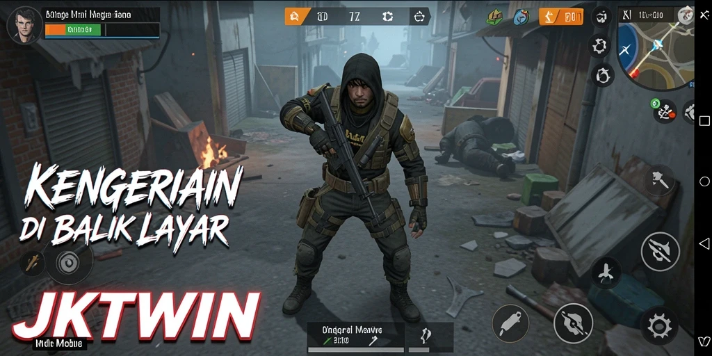 Gameplay mencekam dengan efek suara yang menegangkan.