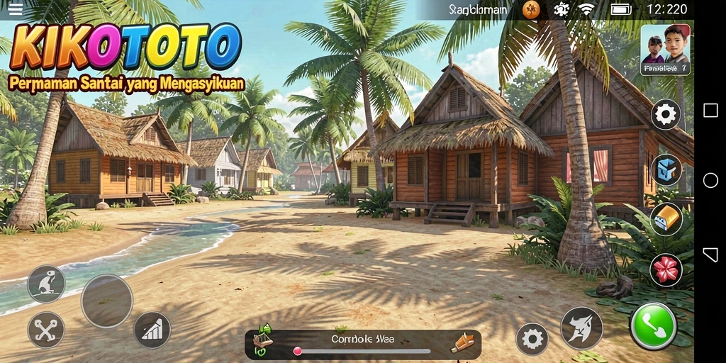 Tampilan gameplay KIKOTOTO yang seru dan interaktif.