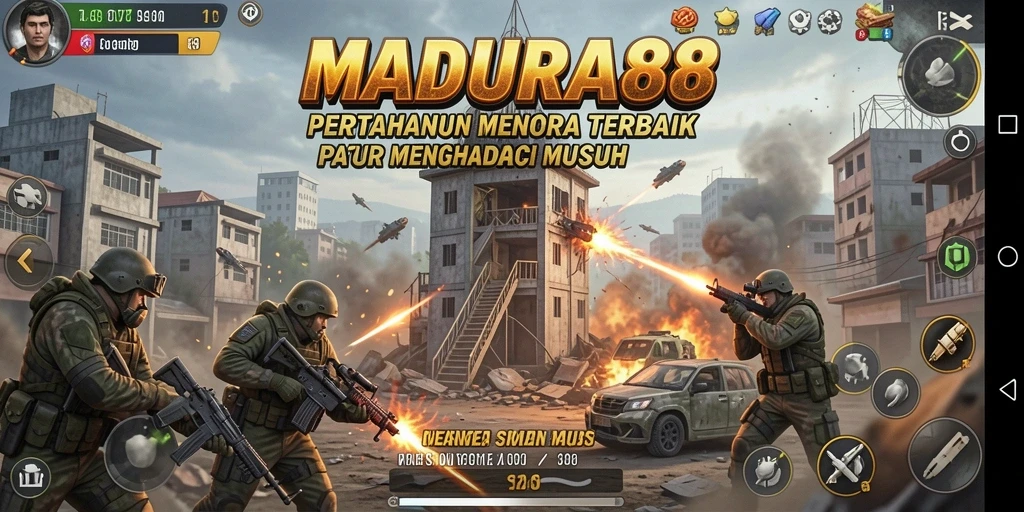 Gameplay menawan dari MADURA88 dalam genre Tower Defense.
