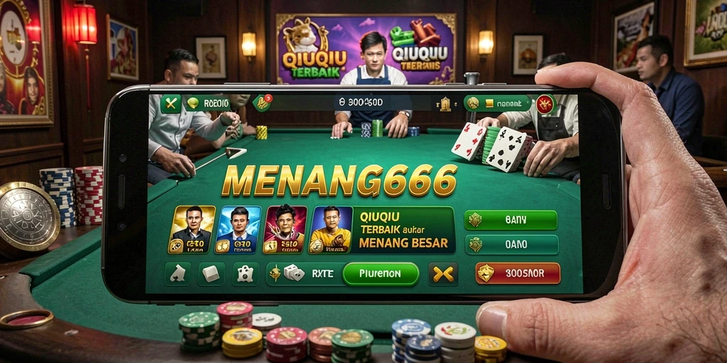 Tampilan gameplay menarik di MENANG666 dengan kartu QiuQiu.