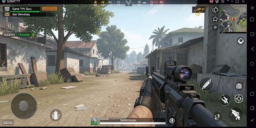 Screenshot gameplay menampilkan aksi seru dalam game TPS SOBAT777.