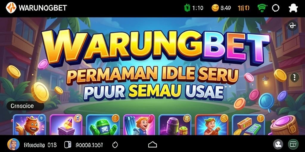 Tampilan menarik dari gameplay WARUNGBET dengan mekanisme Idle yang memikat.